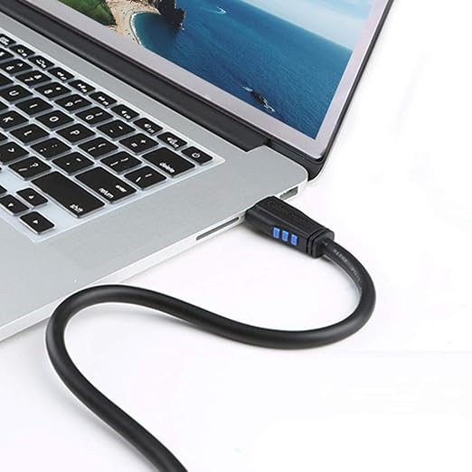 CableCreation 4K HDMI Cable Right Angle 270 Degree Upward - Supports 4K@60HZ Ultra HD for Gaming, Streaming, Movies, Male to Male, 3ft Black