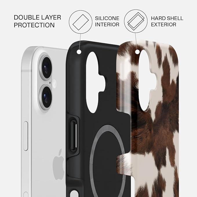 BURGA Phone Case for iPhone 17 - Cute, Trendy, Aesthetic, Pattern Phone Cover, Hard Shell Protection - fits Apple iPhone 17 Case for Women and Men