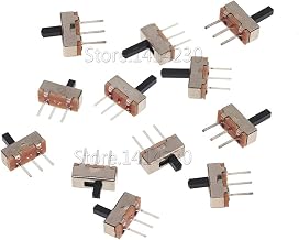 Micro Switch 20Pcs SS12D00 Interruptor on-Off Mini Slide Switch 3pin 1P2T 2 Position Toggle Switch Handle Length:3MM/4MM/5MM/6MM (Size : Handle Length 5mm) - Image 1