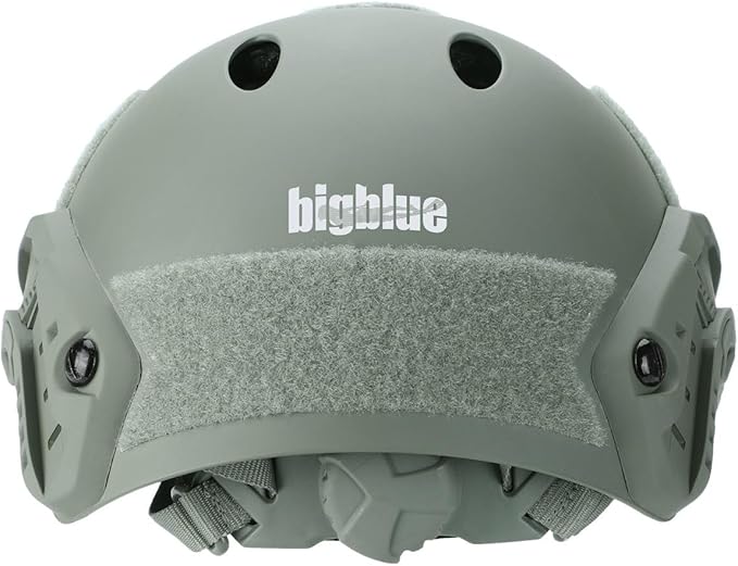 Bigblue Technical Diving Helmet, Two Mounts - Gray, Large