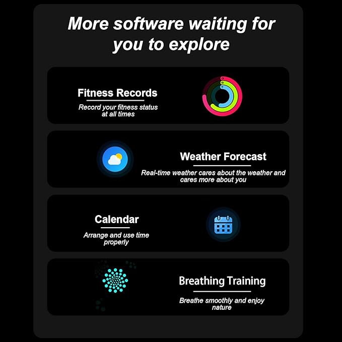 Denash Smart Watch with Earbuds, 2.01" HD Screen Fitness Watch, 2 in 1 Smartwatch with 100+ Sport Modes Fitness Tracker, Sleep/Heart Rate/Blood Pressure Monitor Pedometer for iOS & Androd, Black
