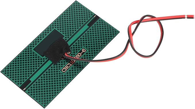 1W 6V Mini Solar Panel, 3PCS Polysilicon Cell Charger Module with 30cm Cable for Solar Lawn Lights Solar DIY System Kit