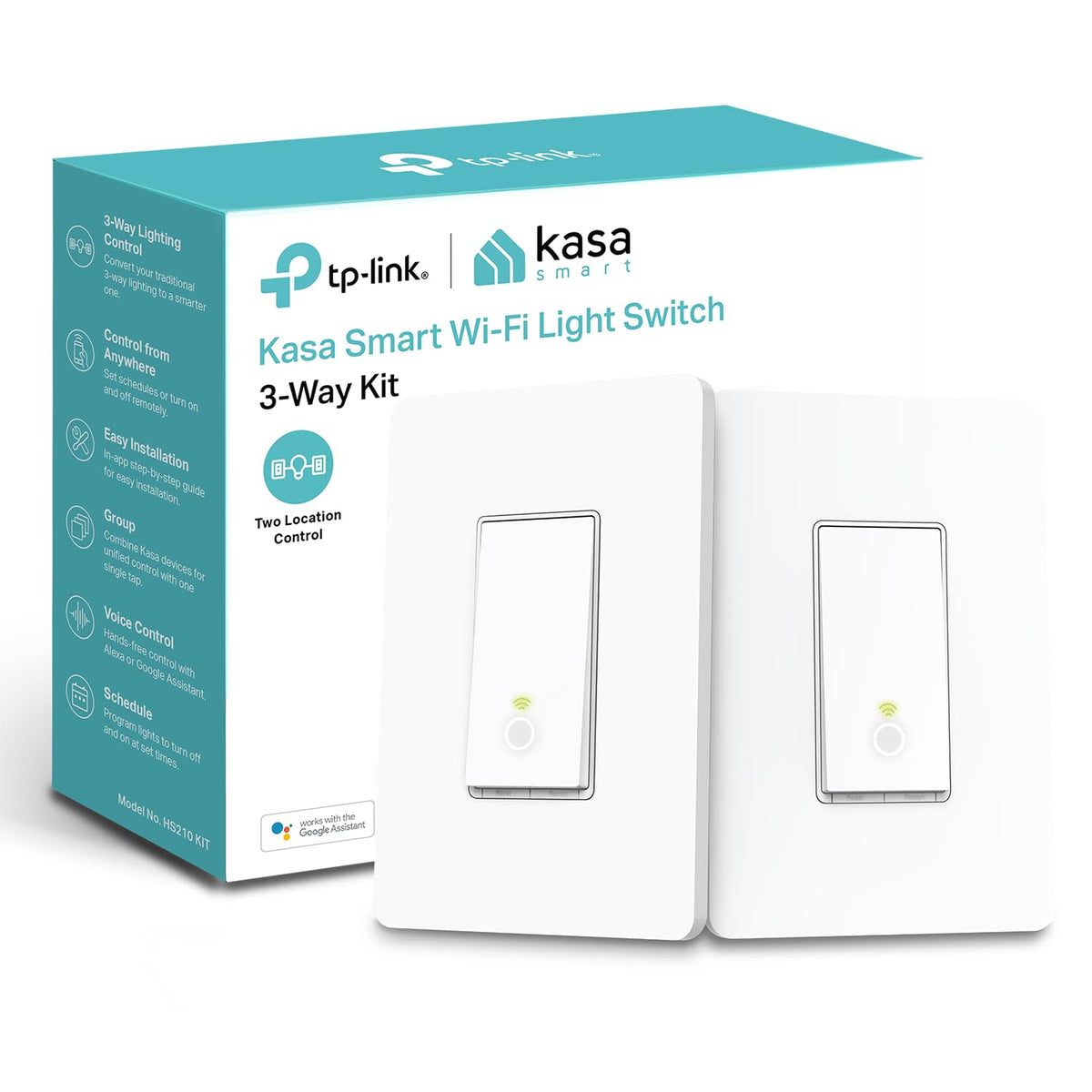 Kasa Smart 3 Way Switch, HS210 KIT, Need Neutral Wire