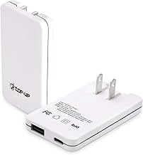 TOP-UP Flat USB Wall Plug 18W, Slim Dual Port USB C Charger Block - Image 1