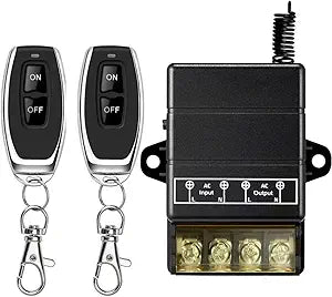 VONVOFF Wireless Remote Switch,AC110V/120V/240V/ 30A Relay,328ft Long Range
