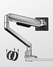 monTEK Deluxe Aluminum Monitor Arm with USB A/C for 17 to 40 Inch Screens - Image 1