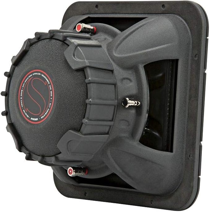 KICKER 45L7R104 L7R 10-Inch (25cm) Subwoofer, Dual Voice Coil, 4-Ohm