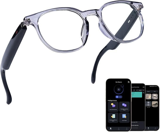 Ai Smart Glasses Bluetooth 5.4 with Translation for Men Women 160+Languages Color-Change Lens Chat GPT Assistant Free App Translator Glasses Meeting,Driver,Travel