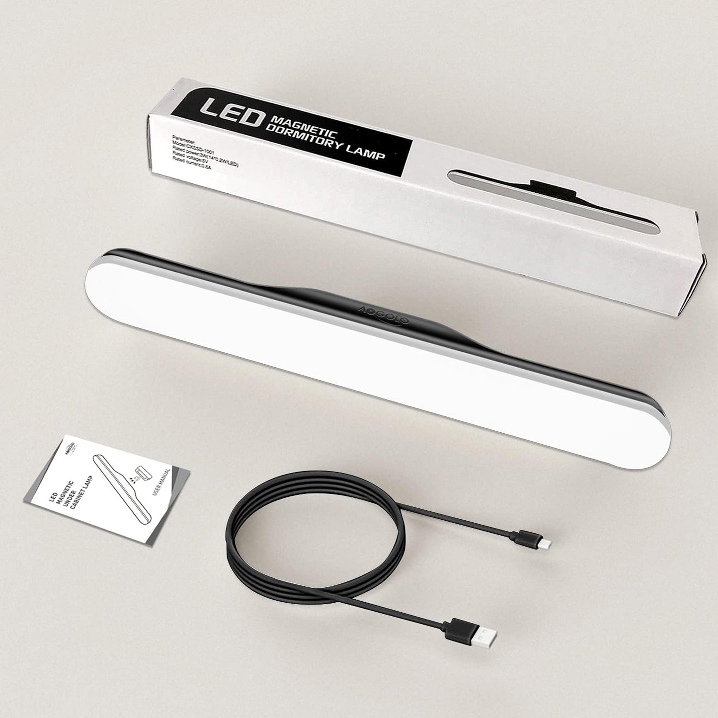 Rechargeable LED Cabinet Light — Magnetic, Dimmable, Touch Control