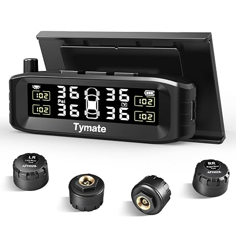Tymate TM8 RV Tire Pressure Monitoring System, TPMS Set of 4 Sensors