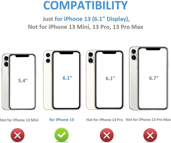 ONETOP Compatible with Magsafe for iPhone 13 Wallet Case with Card Holder, PU Leather Kickstand RFID Blocking Case, Double Magnetic Clasp and Durable Shockproof Cover 6.1 Inch (Rose Gold)
