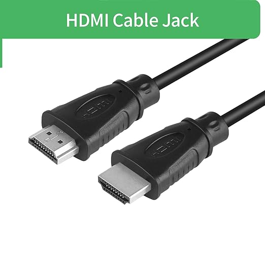 Security-01 4K HDMI Cable Short 0.25m/9.85in, High Speed HDMI Jumper Cord, HDMI 2.0 A Male to A Male, OD 5.0mm, Supports 4K UHD, 3D, Ethernet, ARC – for TV, Monitor, PS4, Fire TV, Xbox [4-Pack]