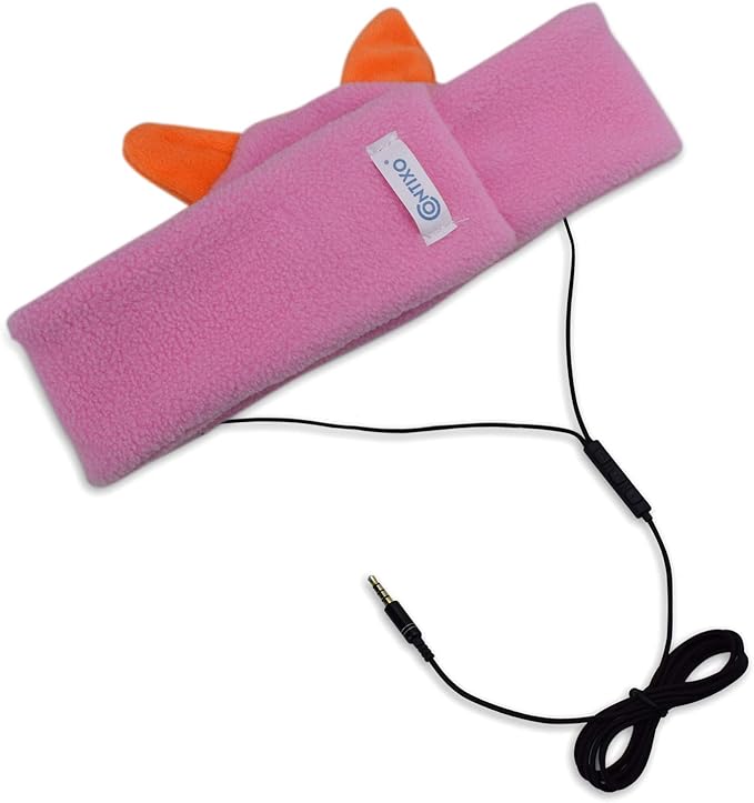 Contixo H1 Kids Headphones, 85dB Volume Limiting with Adjustable Speakers Soft Children Fleece Headband Toddler Headphones