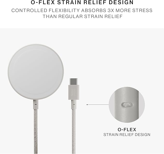 Native Union SnapStand Magnetic Wireless Charger – Qi2 Certified & MagSafe Compatible – Charging Pad & Stand for iPhone Air, 17 & Other Qi-Compatible Devices – Up to 15W Fast-Charging (Sandstone)