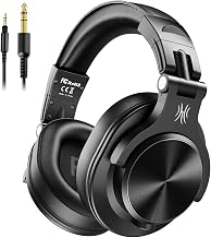 OneOdio A71 Hi-Res Wired Over-Ear Studio Headphones for DJ, Mixing - Black - Image 1