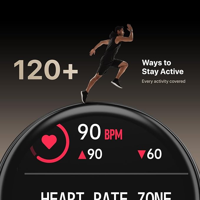 Fire-Boltt Phoenix Pro 35.3mm (1.39 inch) Bluetooth Calling Smart Watch, AI Voice Assistant, Metal Body with 120+ Sports Modes, SpO2, Heart Rate Monitoring (Black).