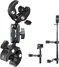 K&F CONCEPT Dual Super Clamp Camera Mount Bike/Motorcycle Handlebar Mount - Image 1