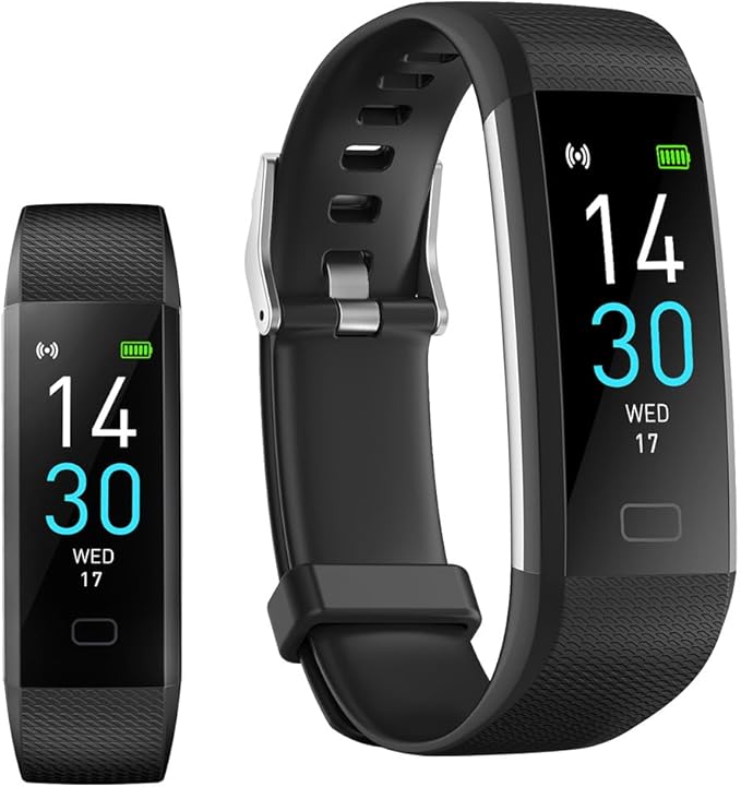 Fitness Tracker with Heart Rate Monitor/Step Counter/Calories, Activity Tracker Smart Watch Sleep Monitor, IP68, Health Tracker Pedometer for Man Women