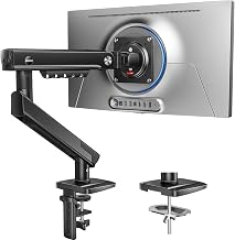 HUANUO FlowLift™ Pro Monitor Arm for 13–32" Screens, MechaSpring Monitor Mount, Fully-Adjustable Monitor Stand with Tilt/Swivel/Rotation, Tool-Free VESA Mount, C-Clamp/Grommet Base, Max Load 19.8 lbs - Image 1