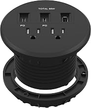 LIDER PD 65W GaN Technology Desktop Power Grommet, Power Delivery - Image 1
