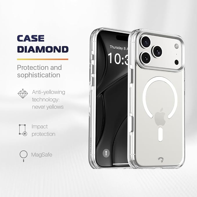 AMET Ultra 360 Protection Bundle for iPhone 17/ Plus/Pro/Pro Max. Includes Case, Screen Protection and Camera Protection (iPhone 17 Air)