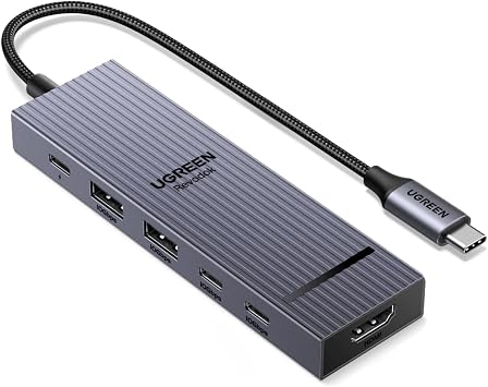 UGREEN Revodok Pro USB-C Hub 6 in 1 10Gbps 4K 60Hz HDMI