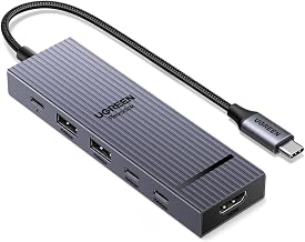 UGREEN Revodok Pro USB-C Hub 6 in 1 10Gbps 4K 60Hz HDMI - Image 1