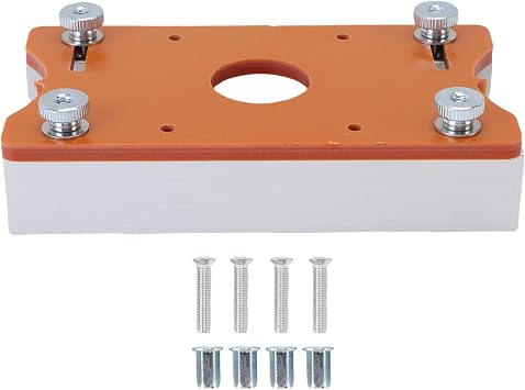 Wood Trimmer Base 2 In 1 Wood Router Base Slotting Bracket for Trimmers Inner Diameter 65mm Wood Thickness Range 0-5cm