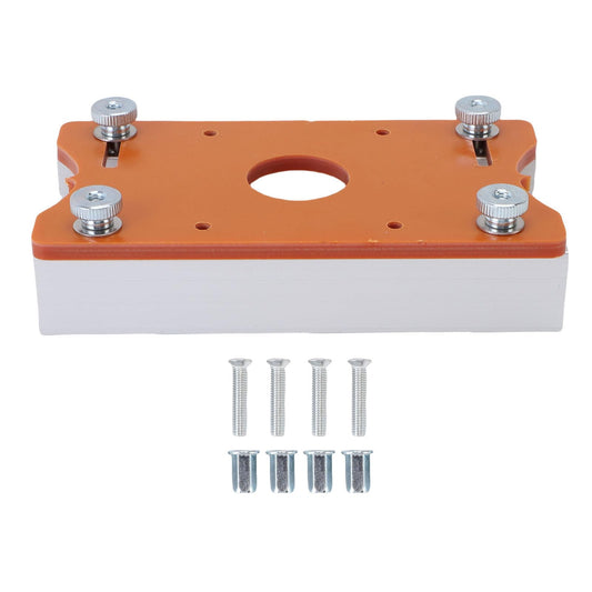 Wood Trimmer Base 2 In 1 Wood Router Base Slotting Bracket for Trimmers Inner Diameter 65mm Wood Thickness Range 0-5cm