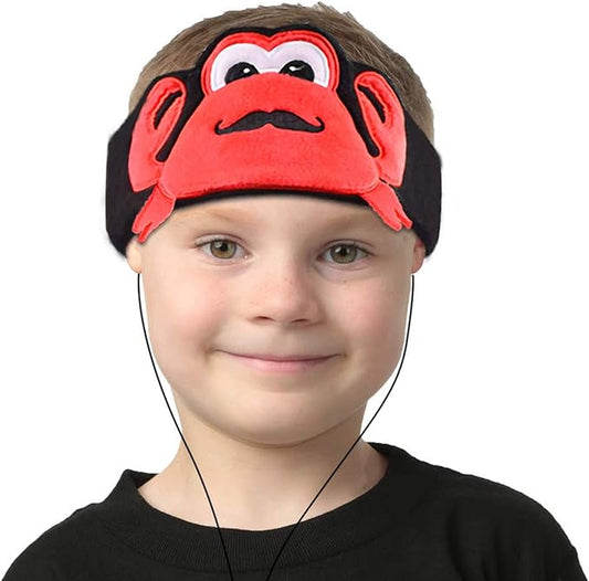 Contixo H1 Kids Headphones, 85dB Volume Limiting with Adjustable Speakers Soft Children Fleece Headband Toddler Headphones