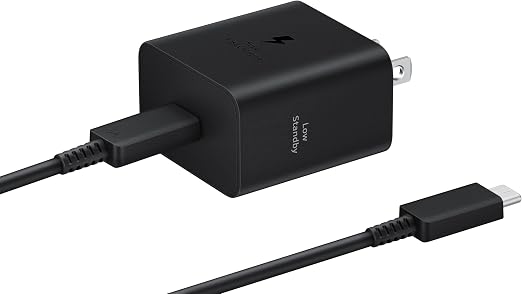 Samsung 45W Wall Charger Power Adapter with Cable Included, Black