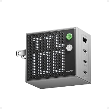 SHARGE 100W 4-Port GaN Charger, USB C Laptop Charger Block with Display - Image 2