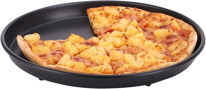 MACONEE 12inch Universal Microwave Crisper Pan/Microwave Cookware Crispy Plate Fry Pan, Microwave Cooker for Reheat Frozen Pizza, Chicken Nuggets French Toast with Crisp Effect!