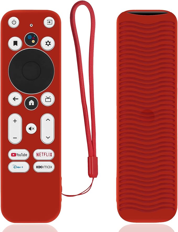 Onn Remote Cover Compatible with Android Voice TV Remote Control, Shockproof Case for 4K UHD Stick TV Box 100024646 100026240 Controller, Lightweight Anti-Slip Skin-Friendly