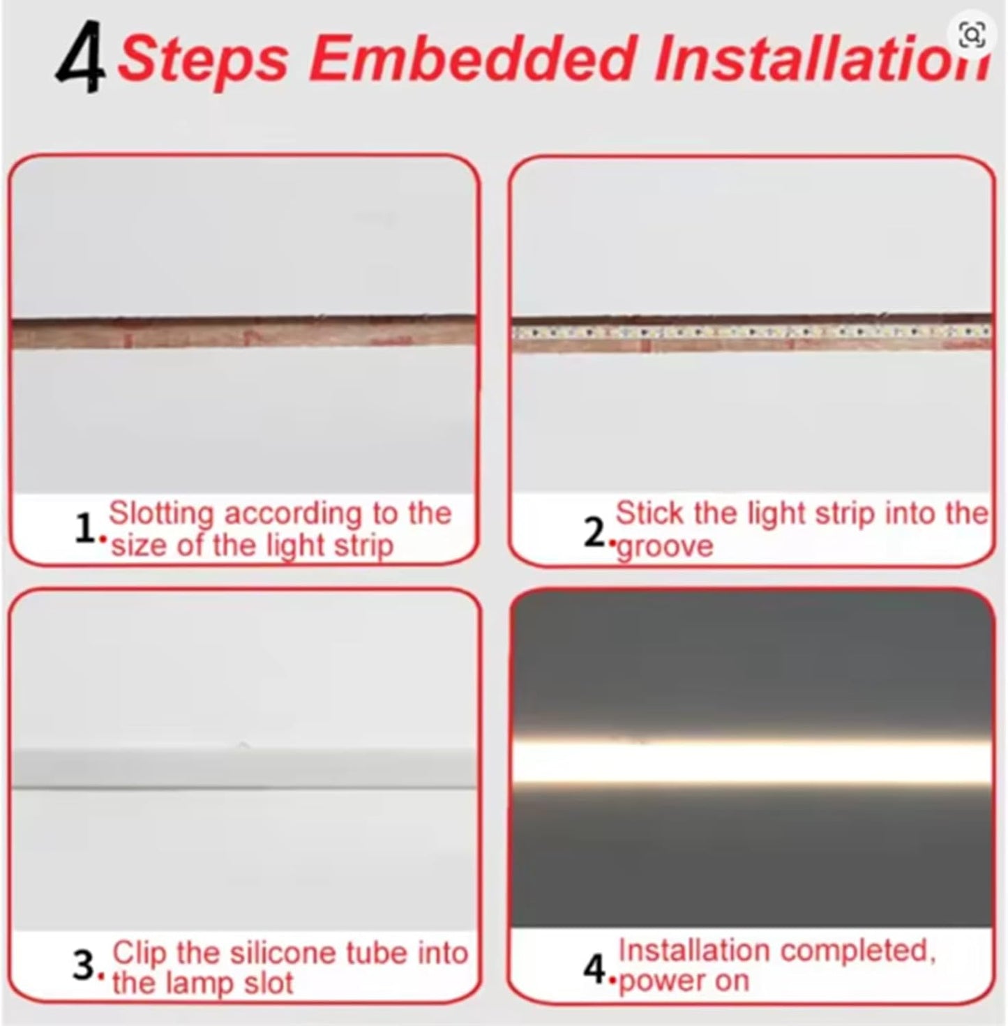 Silicone LED Channel System, 16.4Ft Flexible Milky White Diffuser Cover, IP67 Waterproof DIY Neon Tube for ≤6mm Width LED Strip, Neon Rope Light Channel Diffuser (No LED Strip)