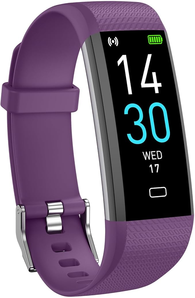 Fitness Tracker with Heart Rate Blood Oxygen Monitor, Activity Tracker Sleep Monitor Health Tracker, Smart Watch Pedometer Step Calories Counter, Fitness Watches for Men Women