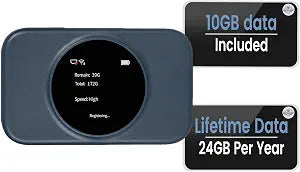S2 Portable WiFi Hotspot,10GB Free USA Data 4g LTE Mobile MiFi