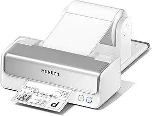 MUNBYN Bluetooth Thermal Label Printer with Paper Holder