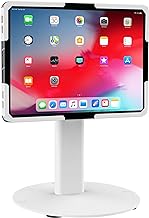 Mount-It! Universal Tablet Countertop Stand, Secure Kiosk Mount, White