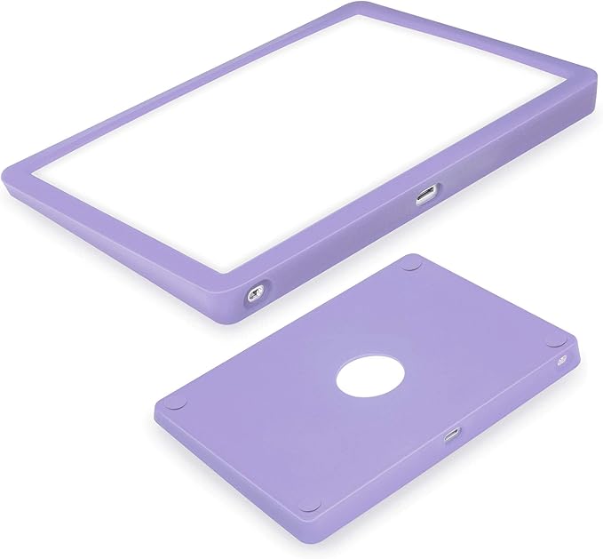 Silicone case for Magic Trackpad 2 Silicon case for Apple Wireless Touchpad Apple Trackpad Protective Cover，Anti-dust and Anti-Scratch Washable Wear-Resistant Silicone Skin (Lavender Grey)