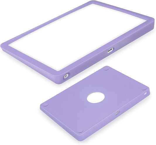 Silicone case for Magic Trackpad 2 Silicon case for Apple Wireless Touchpad Apple Trackpad Protective Cover，Anti-dust and Anti-Scratch Washable Wear-Resistant Silicone Skin (Lavender Grey)