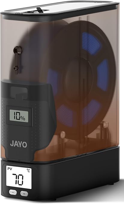 JAYO J1 Filament Dryer Box for 3D Printer Filaments, 150W PTC, Up to 70°C