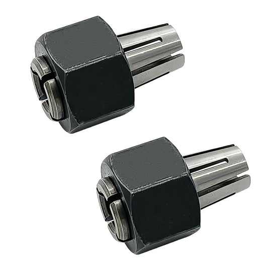 N693118 A24215SV Replaces for Dewalt DCW600B DCW600B-CA DWP611 1/4‘’ 6.35mm DWP611PK Router Collet Chuck with Nut Assembly Porter Cable 450 450PK 4512 Router Power Tools（2pcs）