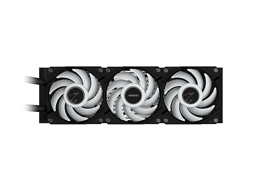 AORUS WATERFORCE II 360 Liquid CPU Cooler, 360mm Radiator with 3x120mm Low Noise ARGB Fans, Compatible with Intel LGA1851, LGA1700, and AMD AM5 (GP-AORUS WATERFORCE II 360)
