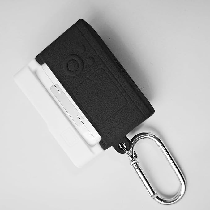for Airpods Pro 3 Case Cute,Retro 3D Camera Design for Air pod Pro 3 Cover with Keychain Shockproof Protective Soft Silicone Case for Airpods Pro 3 Gen for Men Women,Black