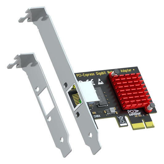 GLOTRENDS LE8111H Gigabit PCIe Network Card, RJ45 NIC for Desktop PC