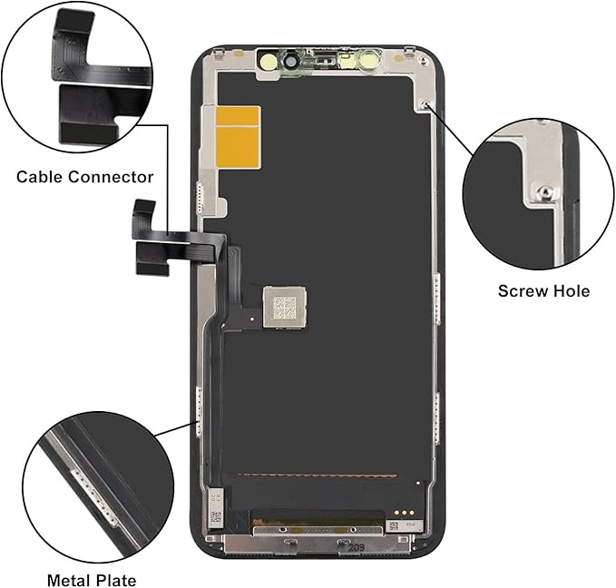 LL TRADER Screen Replacement for iPhone 11 Pro LCD Display 5.8 Inch Touch Screen iPhone 11 Pro Display Digitizer iPhone 11 Pro Frame Assembly Repair Tool with Model A2160, A2217, A2215 New 2025 USA