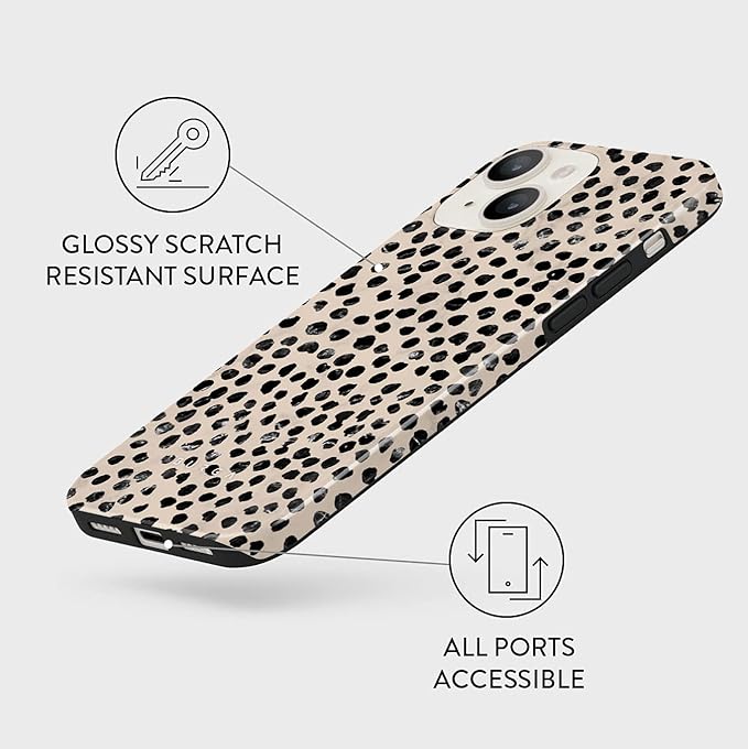 BURGA Phone Case for iPhone 13 - Cute, Trendy, Aesthetic, Pattern Phone Cover, Hard Shell Protection - fits Apple iPhone 13 Case for Women and Men