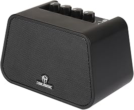 COOLMUSIC Mini Electric Guitar Amp, Rechargeable 10W Guitar Speaker with Dual Sound Modes & Headphone Output - Image 1
