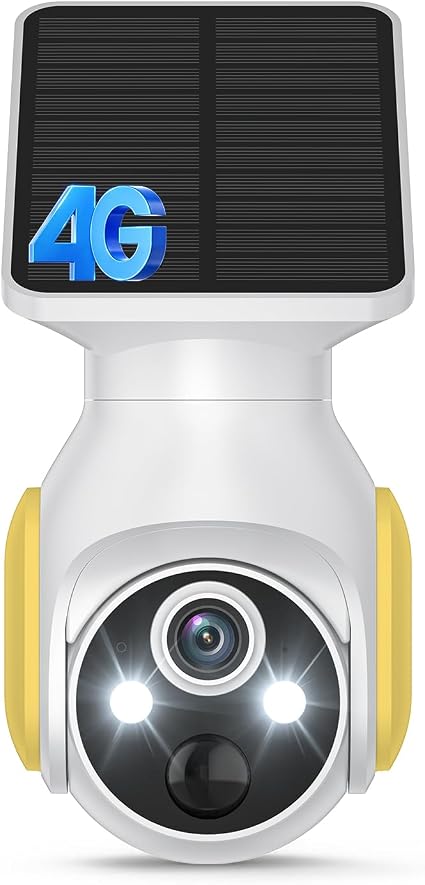 1080p Security Camera Wireless with Solar Panel, AI Human Detection, 2-Way Audio, Color Night Vision, Cloud Storage (Sold Separately), Indoor/Outdoor Surveillance Bullet Cam - Image 4